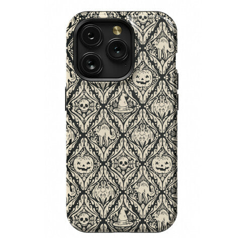 Spooky Vintage Halloween Pattern Phone Case