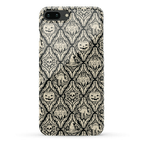 Spooky Vintage Halloween Pattern Phone Case