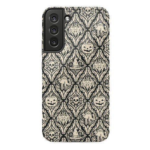 Spooky Vintage Halloween Pattern Phone Case