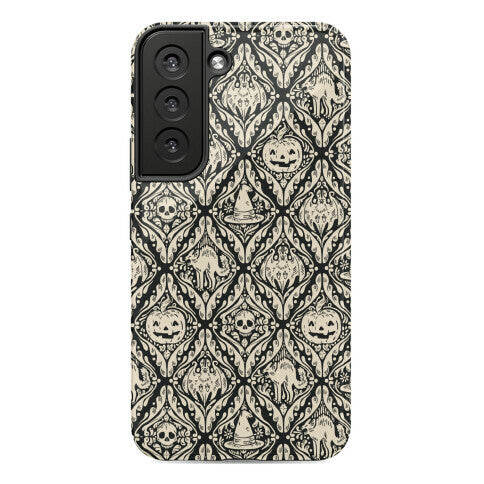 Spooky Vintage Halloween Pattern Phone Case