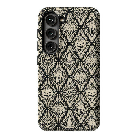 Spooky Vintage Halloween Pattern Phone Case