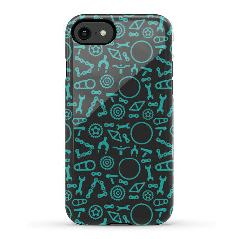 Bike Parts Pattern Phone Case