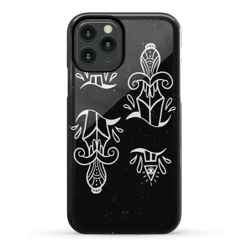 Illuminati Tattoo Daggers Phone Case