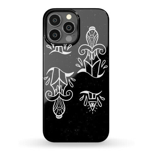 Illuminati Tattoo Daggers Phone Case