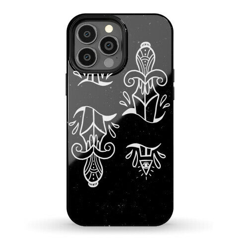 Illuminati Tattoo Daggers Phone Case