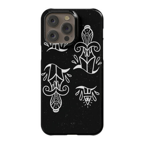 Illuminati Tattoo Daggers Phone Case