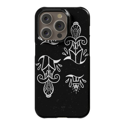 Illuminati Tattoo Daggers Phone Case
