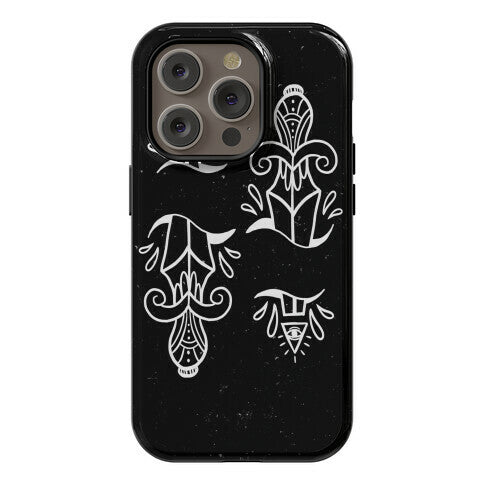 Illuminati Tattoo Daggers Phone Case