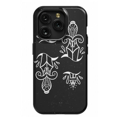 Illuminati Tattoo Daggers Phone Case