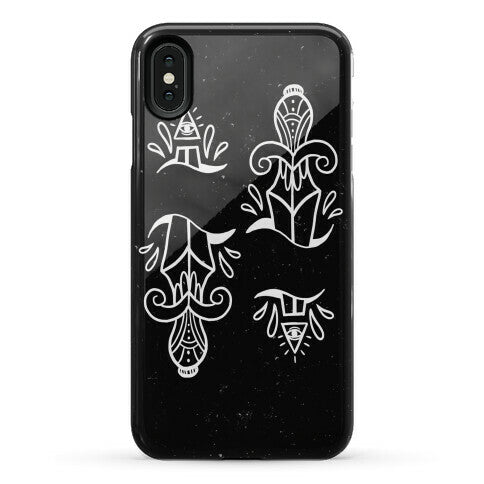 Illuminati Tattoo Daggers Phone Case