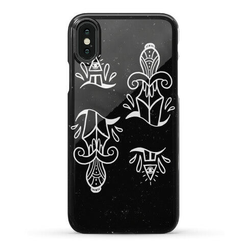 Illuminati Tattoo Daggers Phone Case