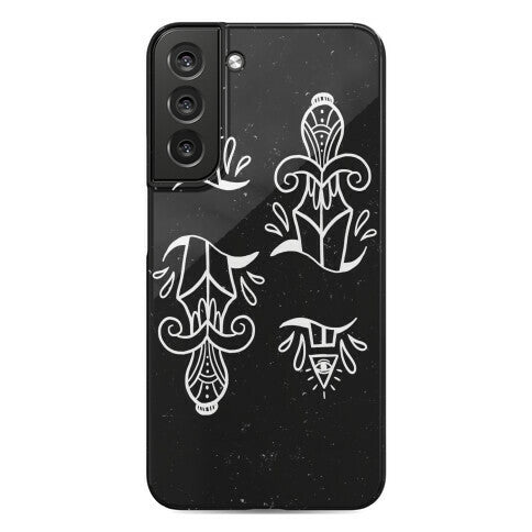 Illuminati Tattoo Daggers Phone Case
