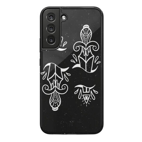 Illuminati Tattoo Daggers Phone Case