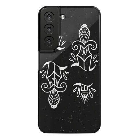 Illuminati Tattoo Daggers Phone Case