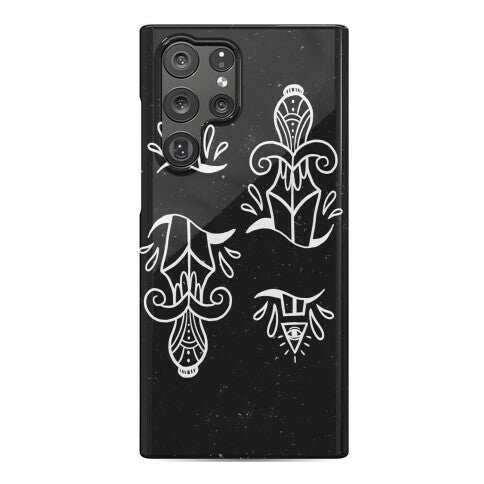 Illuminati Tattoo Daggers Phone Case