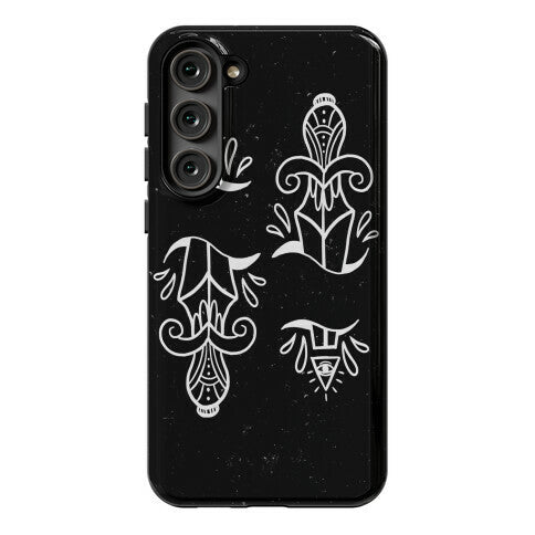 Illuminati Tattoo Daggers Phone Case