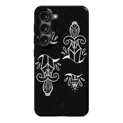 Illuminati Tattoo Daggers Phone Case