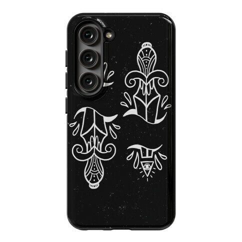 Illuminati Tattoo Daggers Phone Case
