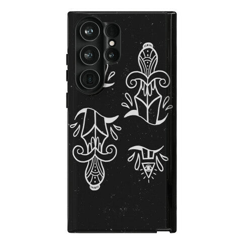 Illuminati Tattoo Daggers Phone Case