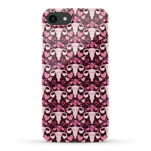 Uterus Pattern Phone Case