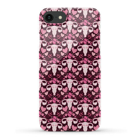 Uterus Pattern Phone Case