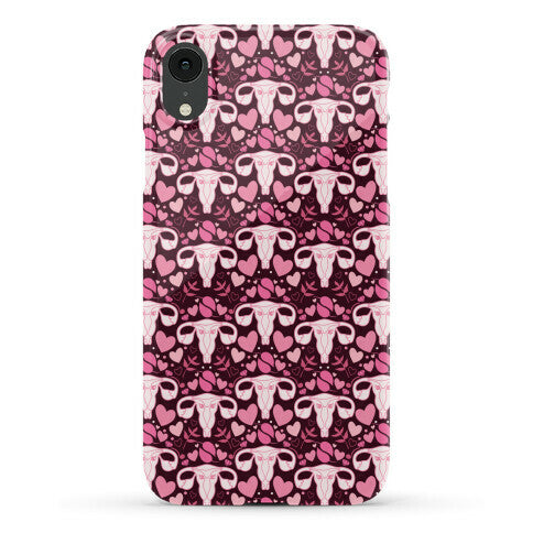 Uterus Pattern Phone Case