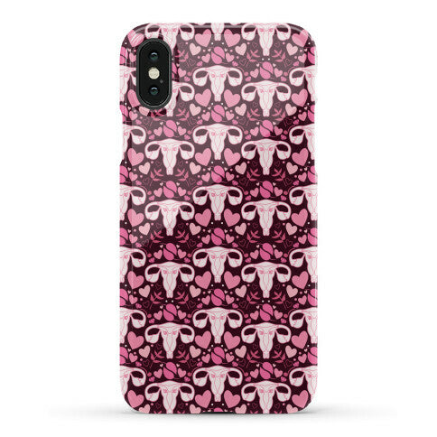 Uterus Pattern Phone Case