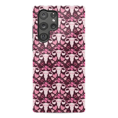 Uterus Pattern Phone Case