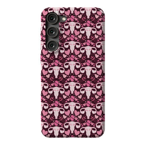 Uterus Pattern Phone Case