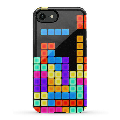 Tetris Pattern Phone Case