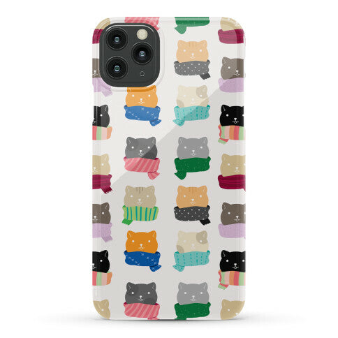 Cats In Scarfs Pattern Phone Case