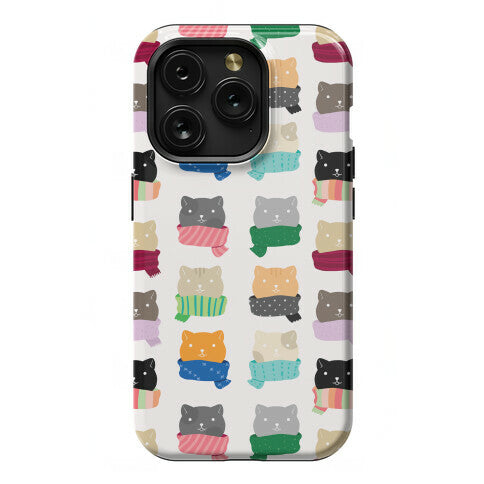 Cats In Scarfs Pattern Phone Case