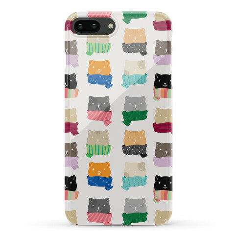 Cats In Scarfs Pattern Phone Case
