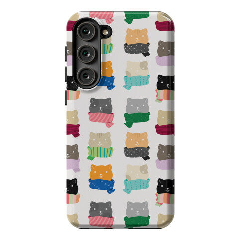 Cats In Scarfs Pattern Phone Case