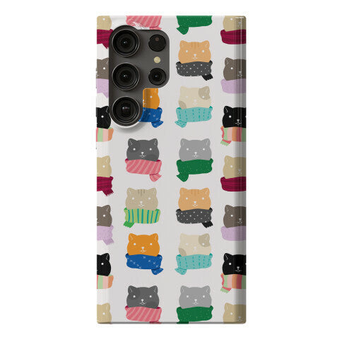 Cats In Scarfs Pattern Phone Case
