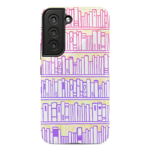 Bookshelf Pattern Phone Case