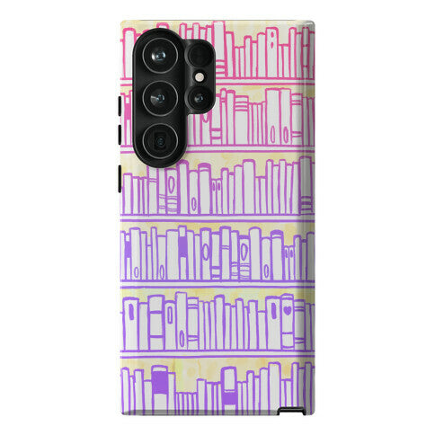 Bookshelf Pattern Phone Case