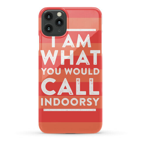 I Am What You Would Call Indoorsy Phone Case