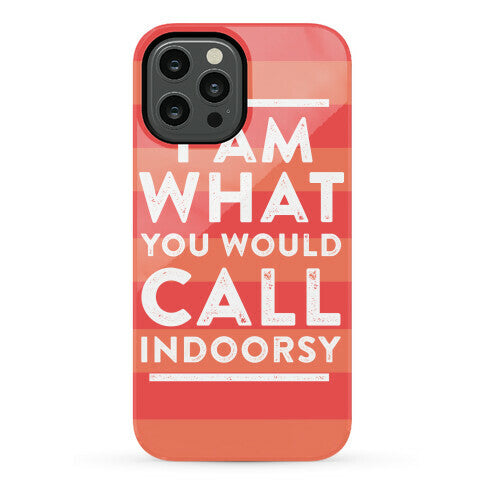 I Am What You Would Call Indoorsy Phone Case