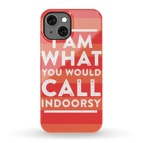 I Am What You Would Call Indoorsy Phone Case