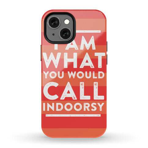 I Am What You Would Call Indoorsy Phone Case