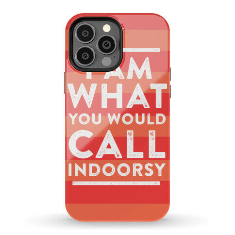 I Am What You Would Call Indoorsy Phone Case