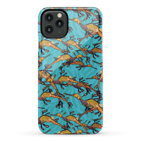 Weedy Sea Dragon Nautical Pattern Phone Case