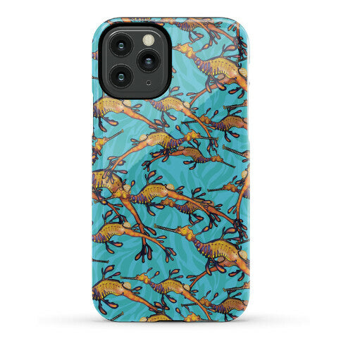 Weedy Sea Dragon Nautical Pattern Phone Case