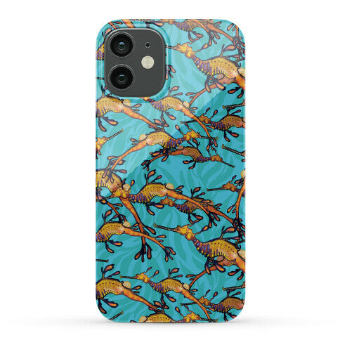 Weedy Sea Dragon Nautical Pattern Phone Case