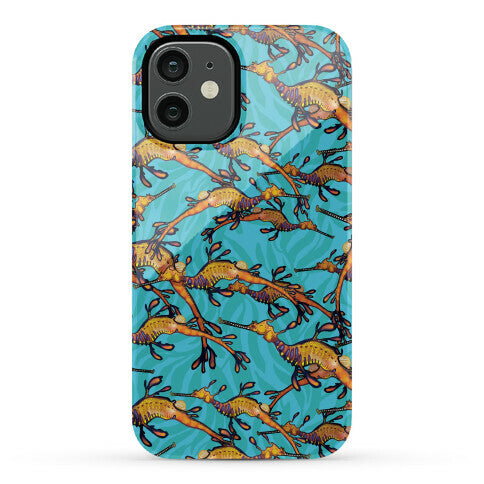 Weedy Sea Dragon Nautical Pattern Phone Case