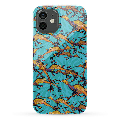 Weedy Sea Dragon Nautical Pattern Phone Case