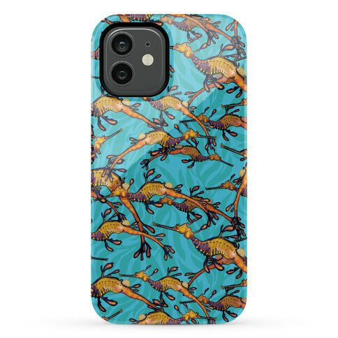Weedy Sea Dragon Nautical Pattern Phone Case