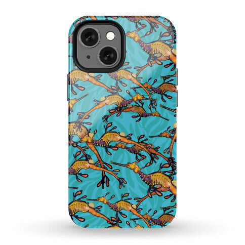 Weedy Sea Dragon Nautical Pattern Phone Case