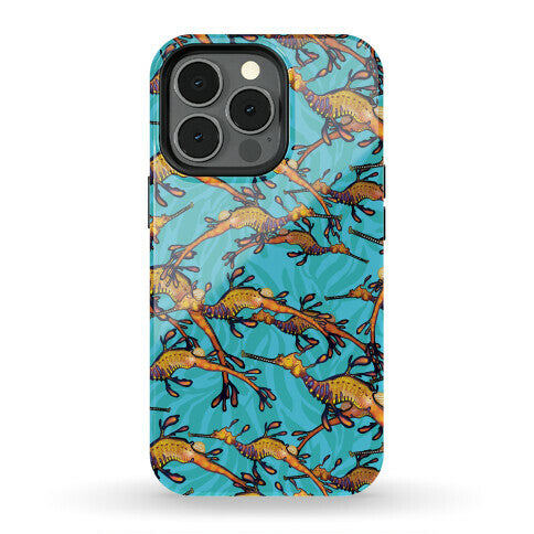 Weedy Sea Dragon Nautical Pattern Phone Case